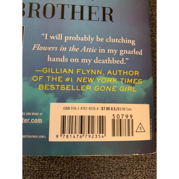 V.C. Andrews "Secret Brother" Paperback Novel - Picture 3 of 5